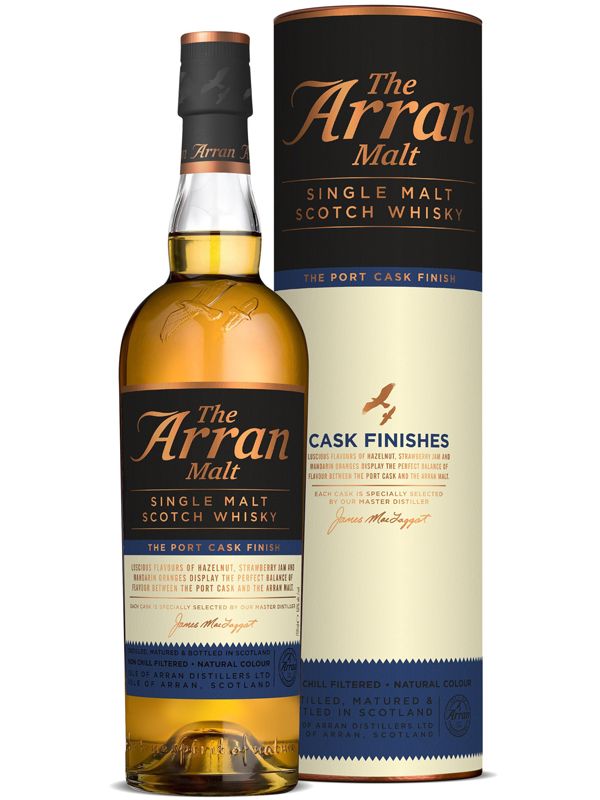 Віскі Isle of Arran Distillery The Port Cask Finish 10 YO 50% в тубусі