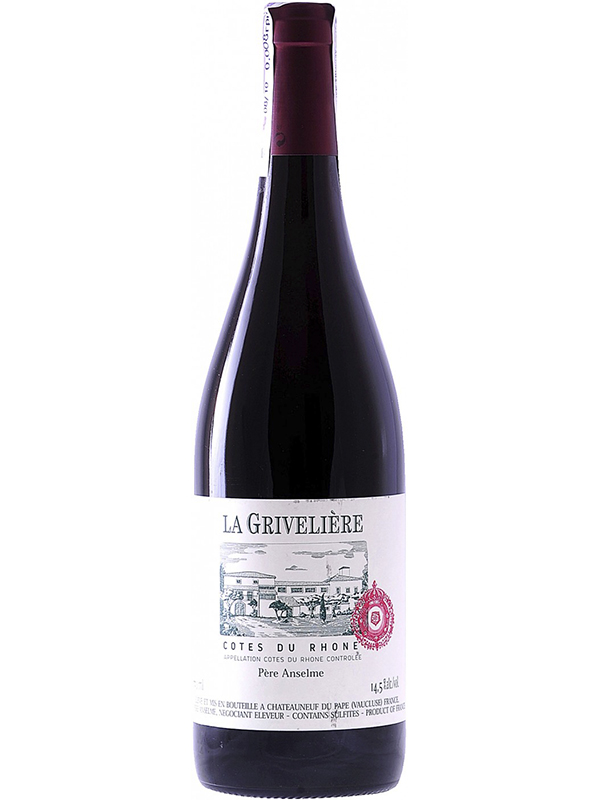 Вино Cotes Du Rhone "La Griveliere" Pere Anselme червоне сухе