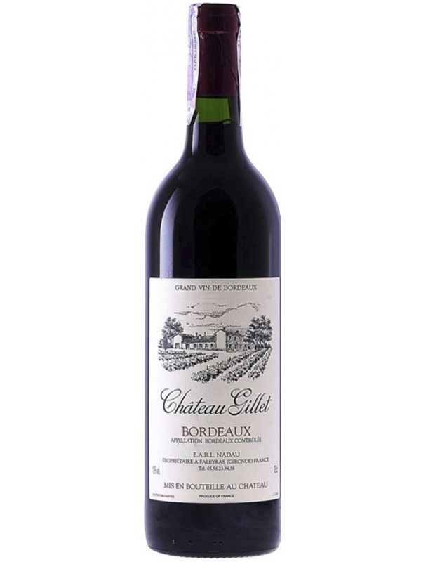 Вино Bordeaux Chateau Gillet червоне сухе