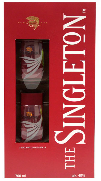 Віскі The Singleton of Dufftown 40% + 2 келихи
