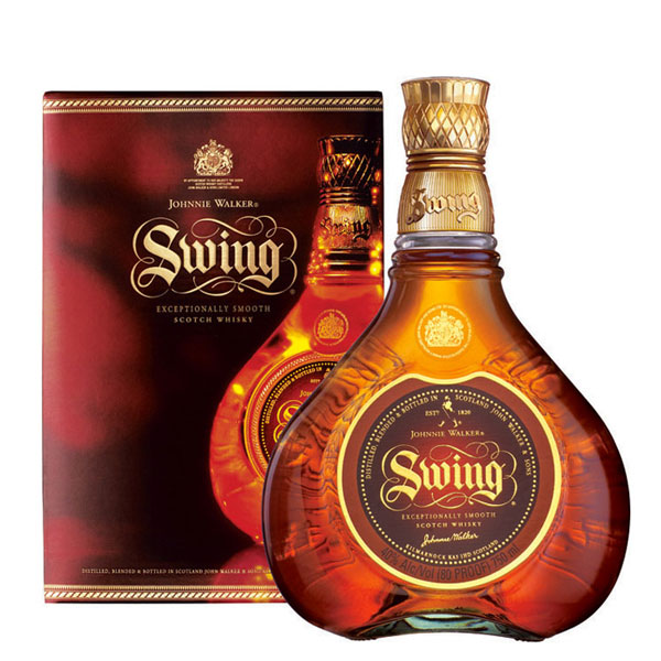 Віскі Johnnie Walker Swing 12 років витримки 43% в подарунковій упаковці