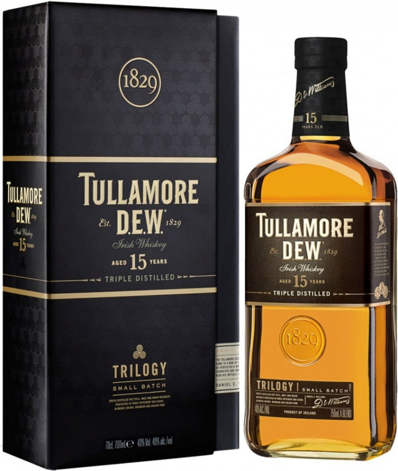 Віскі Tullamore DEW 15 yo Trilogy 40%