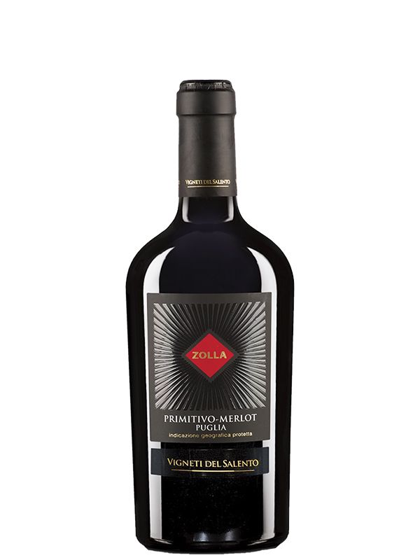 Вино Zolla Primitivo Merlot Farnese червоне напівсухе 13.5%