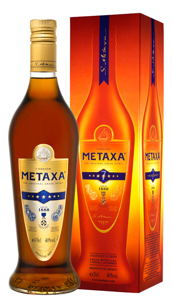 Бренді Metaxa 7 років витримки 40% в подарунковій упаковці