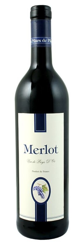 Вино Merlot Baron Pilars de Pilar червоне сухе 13%