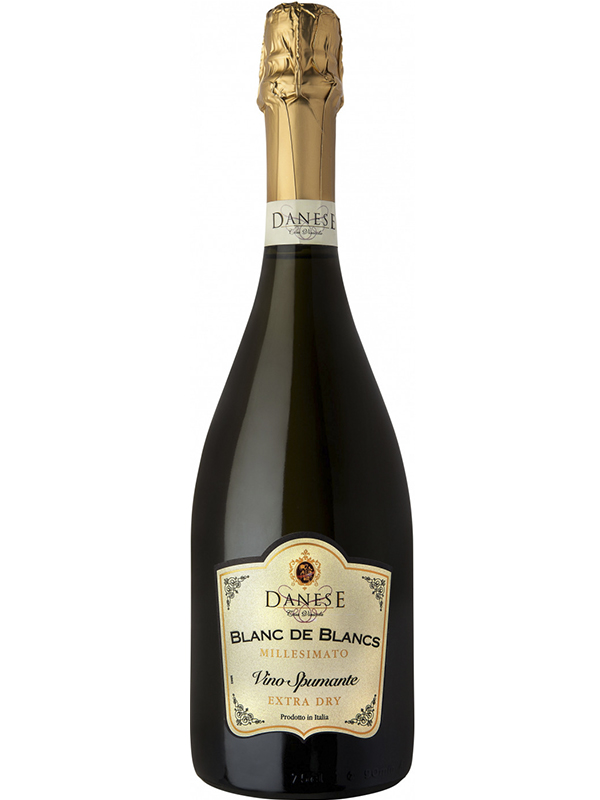 Вино ігристе Danese Blanc de Blancs Spumante Extra Dry біле сухе 12%