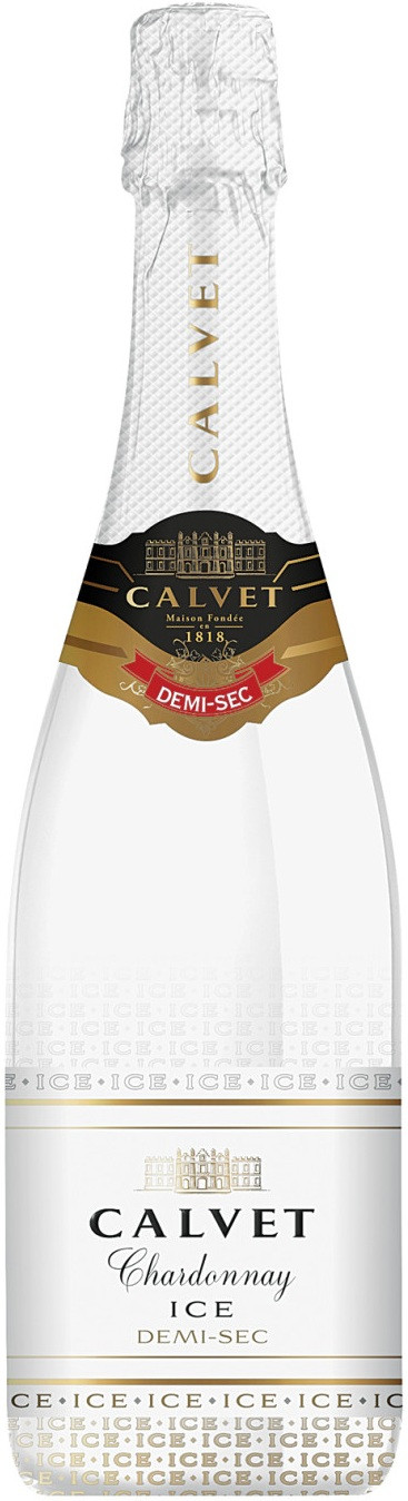 Вино ігристе Calvet Ice Chardonnay біле напівсолодке 11.5%
