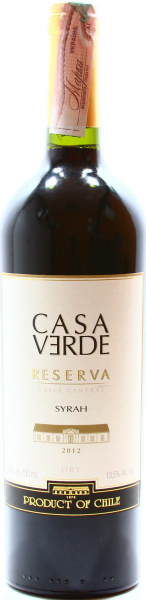 Вино Casa Verde Rezerva Syrah червоне сухе 13%