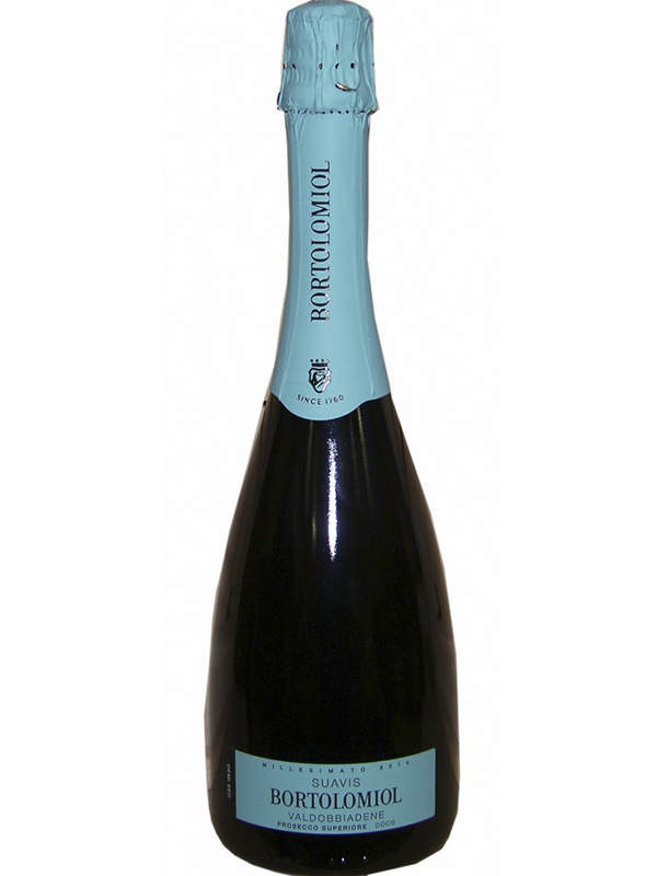 Вино ігристе Bortolomiol Suavis Valdobbiadene Prosecco Superiore біле напівсухе 11%