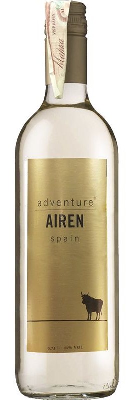 Вино Adventure Airen біле напівсухе