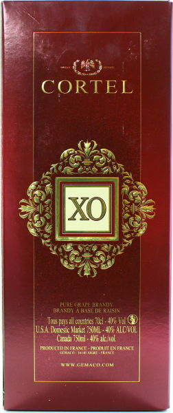 Бренді Cortel XO Cristallo dec короб 40%