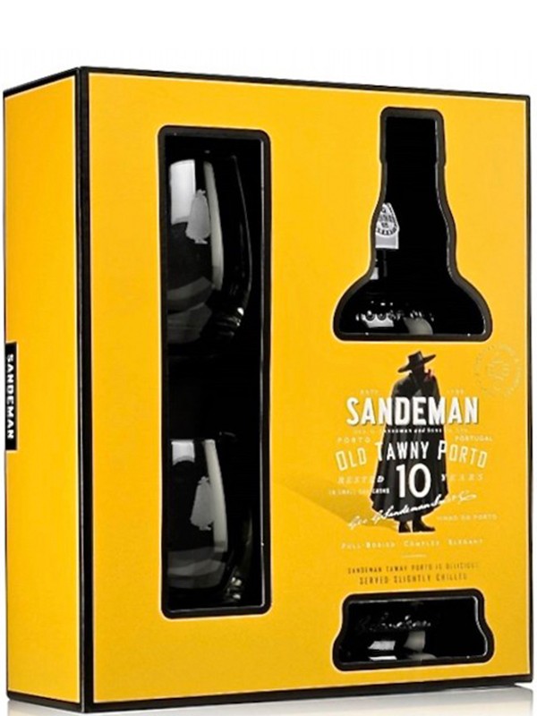 Портвейн Tawny Porto Sandeman 10 років червоне солодке в подарунковій коробці