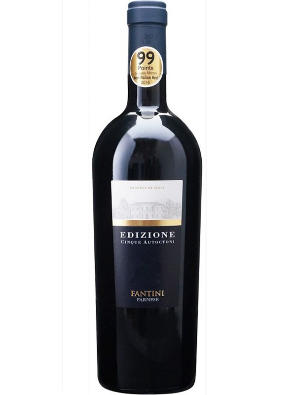 Вино Edizione 17 Cinque Autoctoni Farnese Fantini червоне напівсухе 14.5%