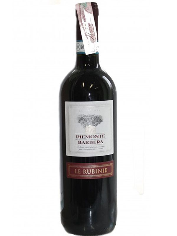 Вино Barbera Piemonte Le Rubinie червоне сухе 12%