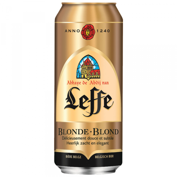 Упаковка пива Leffe Blonde світле фильтрованное 6.4%