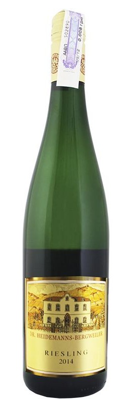 Вино Riesling Dr.Heidemannas-Bergweiler біле напівсолодке