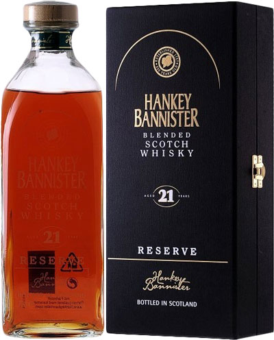 Віскі Hankey Bannister 21 рік витримки у подарунковій упаковці 40%