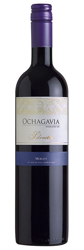 Вино Silvestre Merlot Ochagavia червоне сухе 13.5%