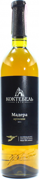 Вино Коктебель Мадера біле кріплене 19%