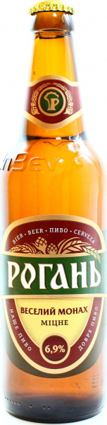 Пиво світле крепкое Рогань Веселий Монах бут 6.9%