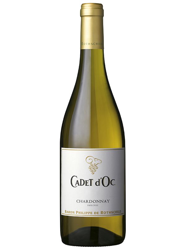 Вино Cadet d'Oc Chardonnay Mouton Cadet біле сухе 13%