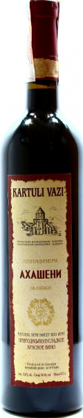 Вино Kartuli Vazi Ахашені червоне напівсолодке 11%