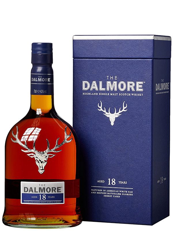 Віскі The Dalmore 18 YO Single Malt в подарунковій упаковці 43%