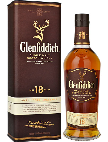 Віскі Glenfiddich 18 років витримки 40%