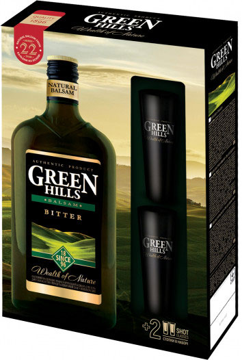 Бальзам Green Hills 35% + 2 чарки