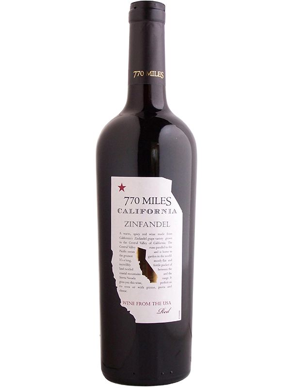 Вино Zinfandel 770 Miles червоне сухе 13.5%