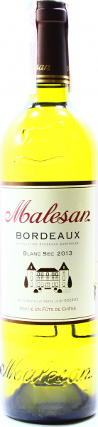 Вино Malesan Bordeaux біле сухе 12.5%