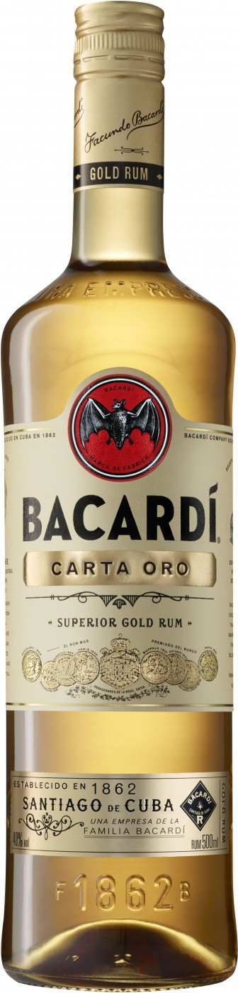 Ром Bacardi Carta Oro від 2 роки витримки 40%