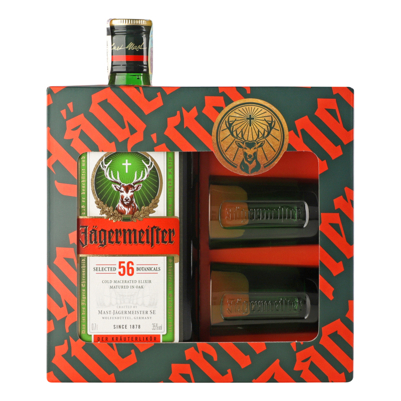 Лікер Jagermeister подарунковий набор