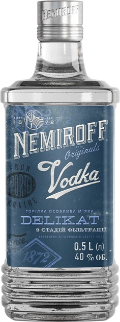 Горілка Nemiroff Делікат М'яка 40%