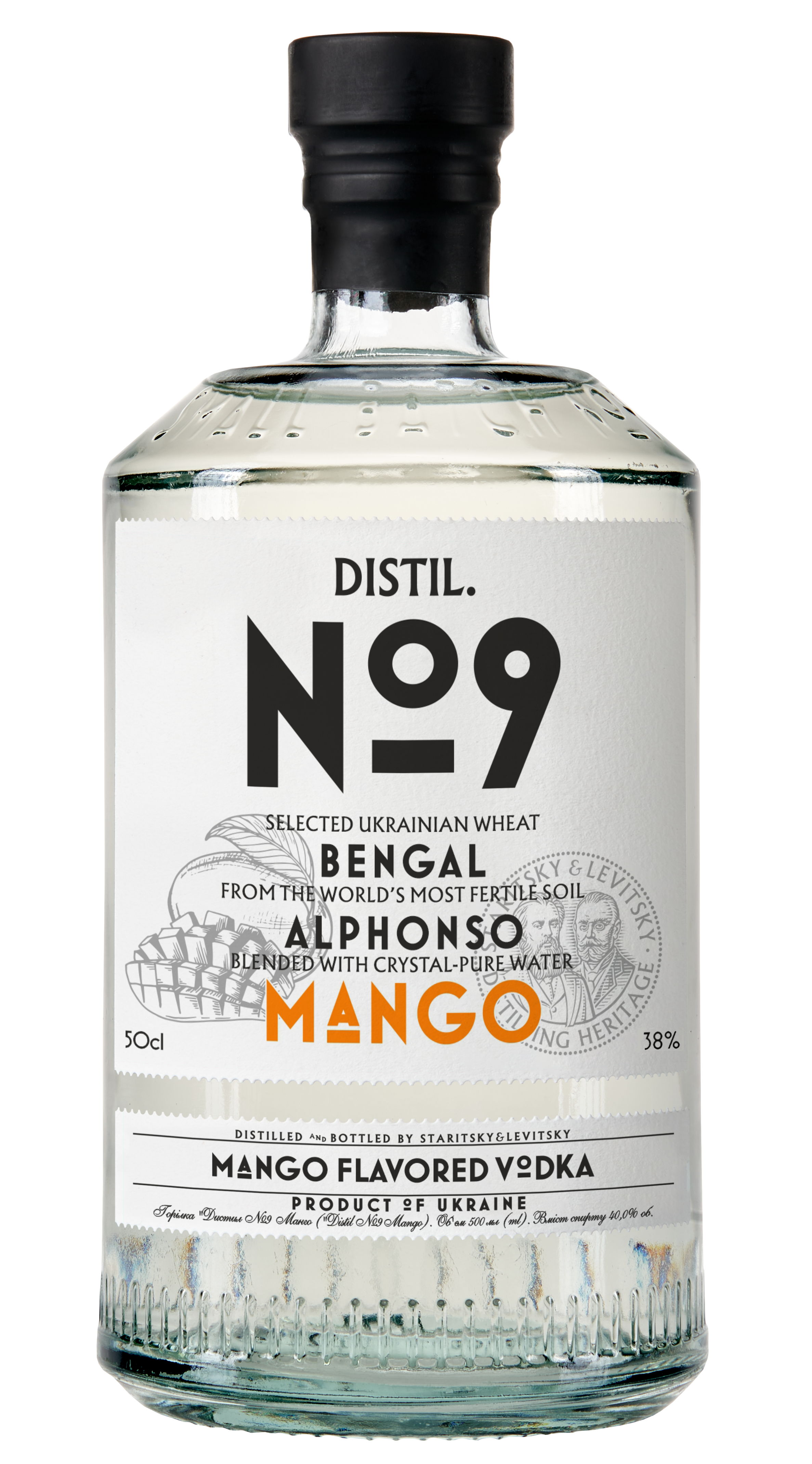 Горілка Staritsky & Levitsky Distil.No9 Mango 40%