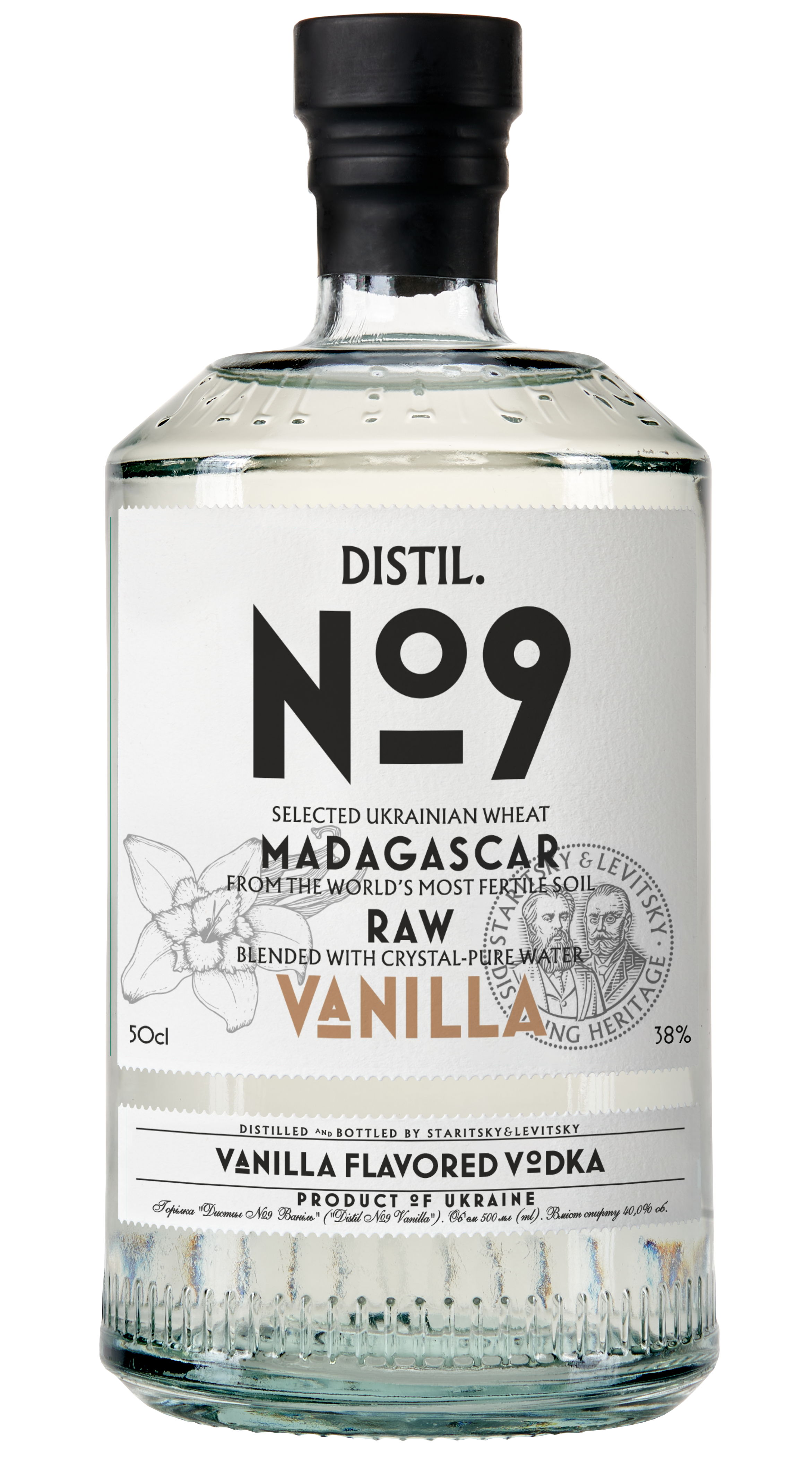 Горілка Staritsky & Levitsky Distil.No9 Vanilla 38%