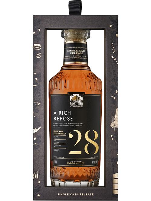 Віскі A Rich Repose Single Malt Wemyss Malts 28 років 46%