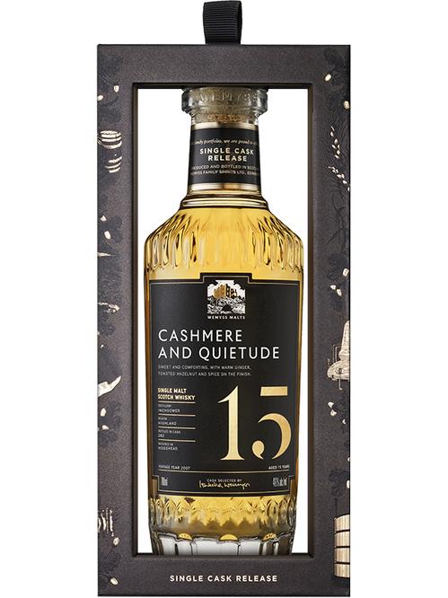Віскі Cashmere & Quietude Single Malt Wemyss Malts 15 років 46%