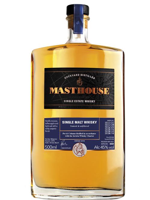 Віскі Masthouse Single Malt Column Distilled 45%