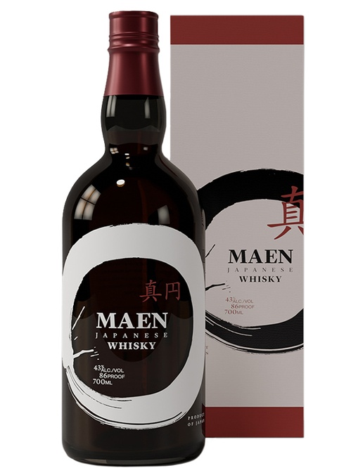 Віскі Maen Blended в коробці 43%